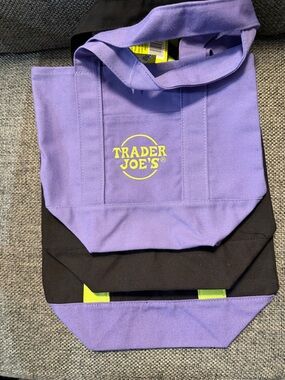Trader Joe’s trick or treat colors of 3 mini totes. NWT
